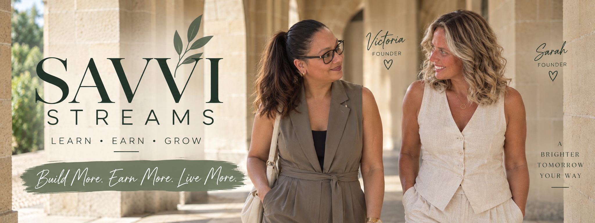 Sarah and Victoria, founders of Savvi Streams